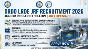 DRDO LRDE JRF Recruitment 2026